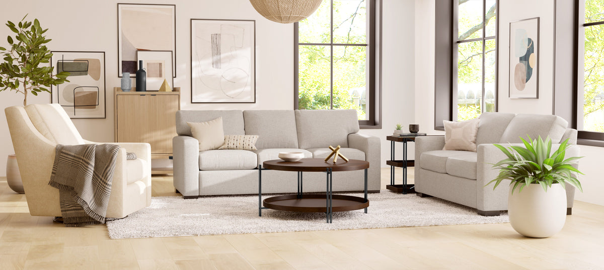 Murph Fabric Swivel Chair | Flexsteel