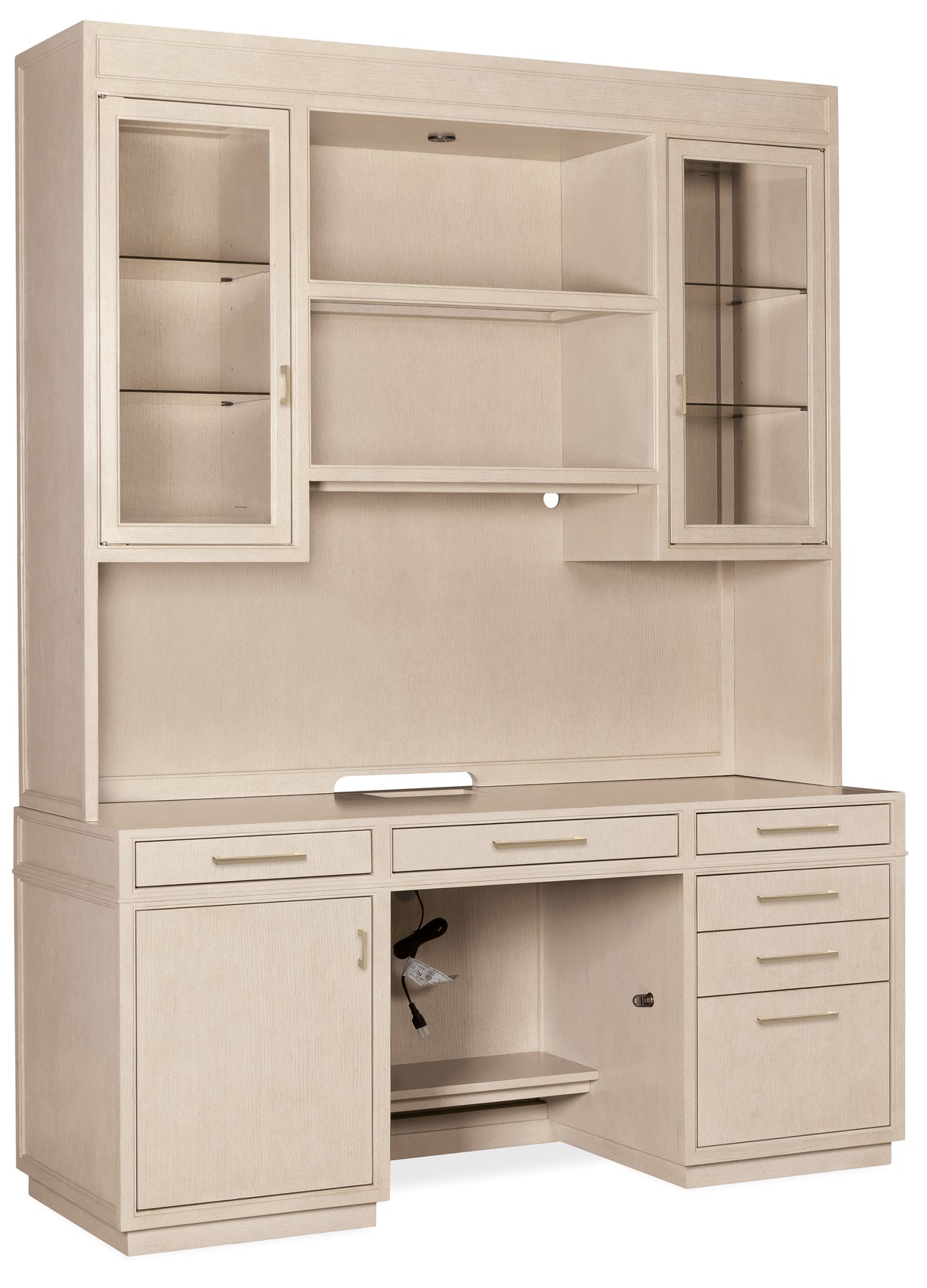 Credenza Polished Limestone - Beige by Hooker Furniture - View 8