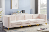 Alina - Modular Sectional - Pink - Fabric - Modern & Contemporary - 604Pink - S119 - Home Elegance USA - 5