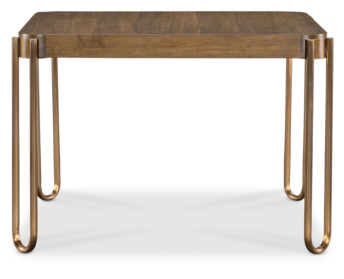 Commerce And Market Walnut And Dine Dining Table Light Caramel - Dark Brown / Gold by Hooker Furniture - View 4