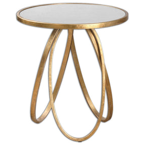 Montrez Side Table - Gold by Uttermost - View 1