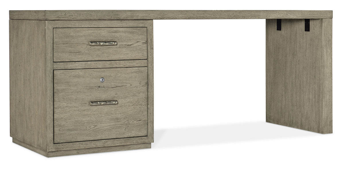 Linville Falls 72" Desk With One File - Gray by Hooker Furniture - View 1