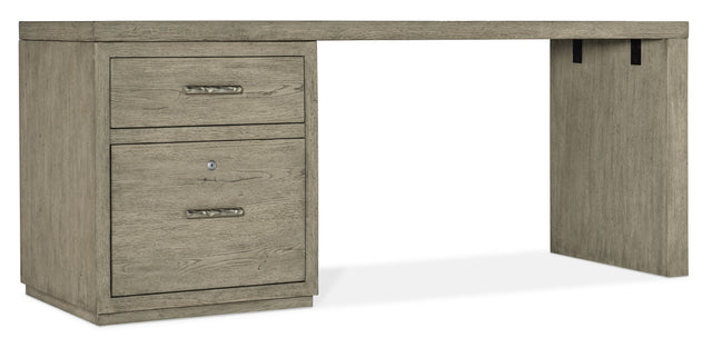 Linville Falls 72" Desk With One File - Gray by Hooker Furniture - View 1