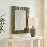 Quincey Mirror - Green by Uttermost - View 4