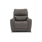 Carter Power Rocking Recliner With Power Headrest, Lumbar, Heat & Massage - Smoke | Flexsteel