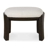 Port Small Bench Walnut / White - White / Dark Brown by Uttermost - View 1