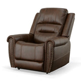 Oscar Power Lift Recliner With Right-Hand Control & Power Headrest - Pumpernickel | Flexsteel