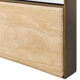 Russo Oversized Modern Mirror - Light Brown by Uttermost - View 5