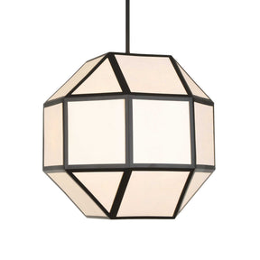 Hoi An 4 Light Geometric Chandelier - Black by Uttermost - View 1