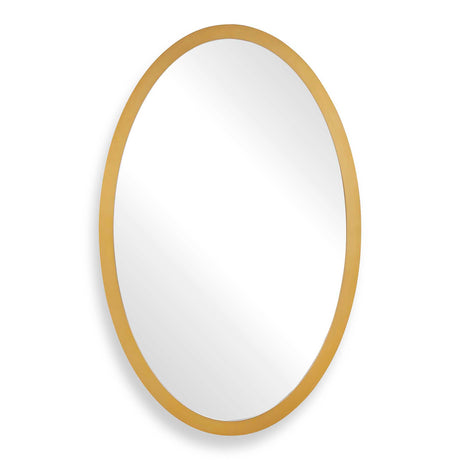 Elstree Oval Mirror Antique Brass - Gold by Uttermost - View 1