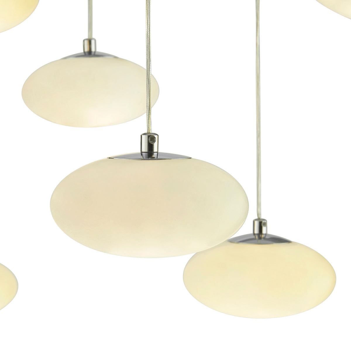 Spanish Alabaster Rectangular Chandelier // Chrome  | Finesse - Home Elegance USA