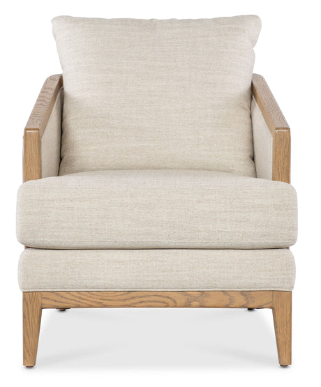 Enveyed Stationary Chair - Beige / Light Brown by Hooker Furniture - View 7