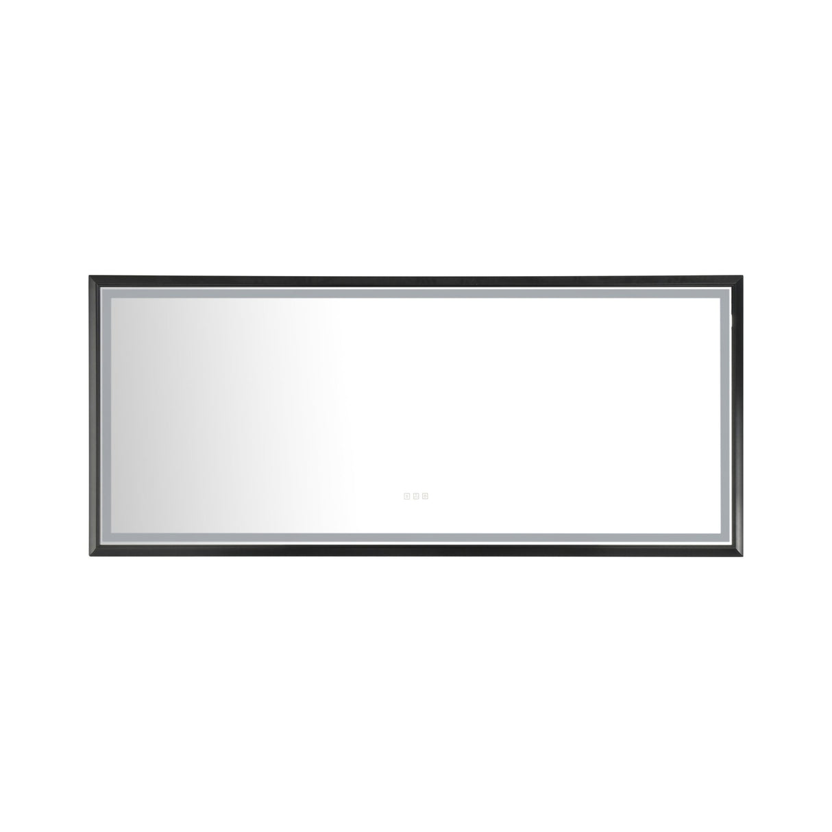 88 in. W x 38 in. H Super Bright Led Bathroom Mirror with Lights, Metal Frame Mirror Wall Mounted Lighted Vanity Mirrors for Wall, Anti Fog Dimmable Led Mirror for Makeup, Horizontal/Verti - W127290279 - image - 4