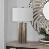 Khalio Gun Metal Table Lamp - Dark Brown / Silver by Uttermost - View 4