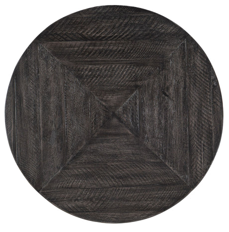 Saint Armand Round End Table - Black / Silver by Hooker Furniture - View 3