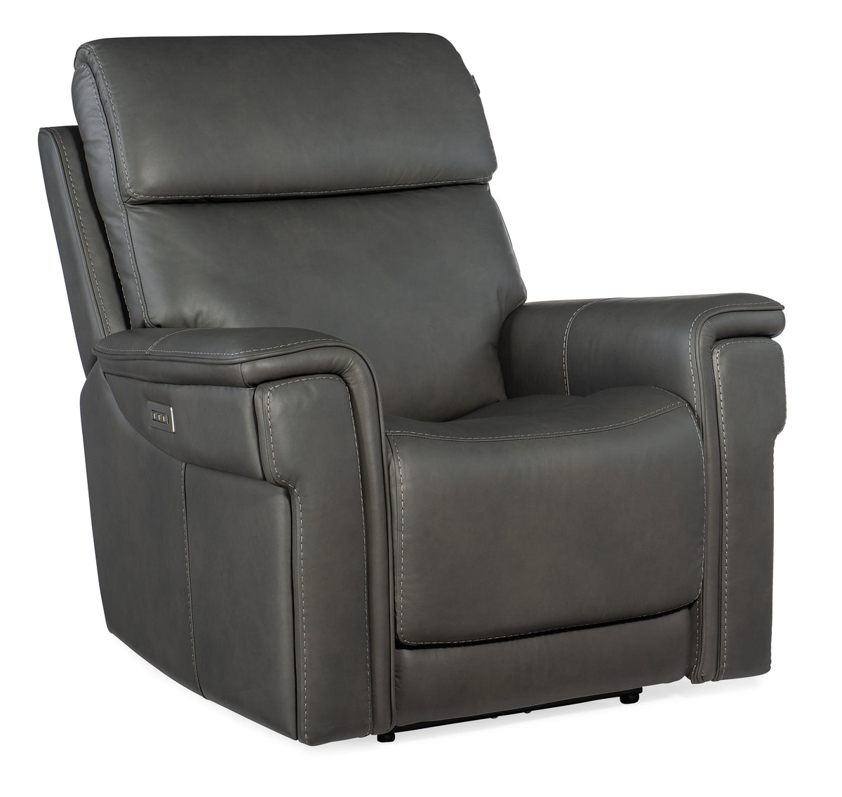 Lyra Zero Gravity Power Recliner With Power Headrest - Dark Gray by Hooker Furniture - View 1