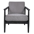 Brunei Modern Accent Chair - Light Gray by Uttermost - View 1