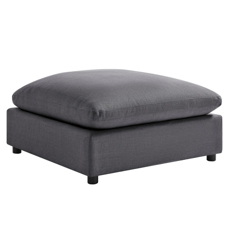 Cassandra Modular 3-Piece Chofa in Charcoal Grey with Solid Hardwood Frame and Plush Fabric Upholstery - sold by Home Elegance USA