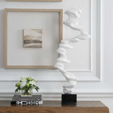 Flux Indoor-Outdoor Sculpture - White by Uttermost - View 2