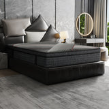 15 Inch Euro Top Gel Memory Foam King Size Hybrid Mattress with Pocket Coils, Cooling & Edge Support
