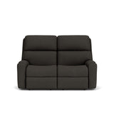 Rio Transitional Fabric Reclining Loveseat | Flexsteel