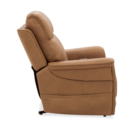Lyra Lift Chair With Power Recline, Headrest And Lumbar - Light Brown by Hooker Furniture - View 10