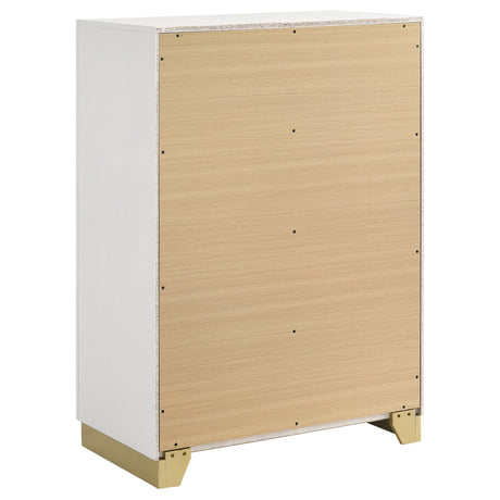 Sophia White 5-piece Queen Bedroom Set - sold by Home Elegance USA