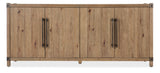 Vineyard Row Entertainment Credenza - Light Brown by Hooker Furniture - View 5
