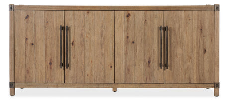 Vineyard Row Entertainment Credenza - Light Brown by Hooker Furniture - View 5