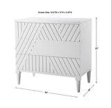Colby Drawer Chest - White by Uttermost - View 9