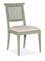 Charleston Upholstered Seat Side Chair (Set of 2) - Green / Beige by Hooker Furniture - View 1