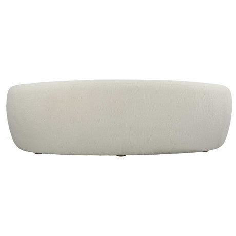 Capra Art Deco White Sofa by Uttermost - View 7