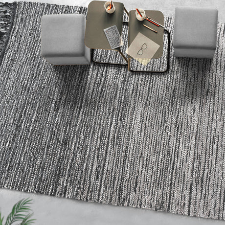 Kirvin Wool 9 X 12 Rug - Dark Gray by Uttermost - View 2
