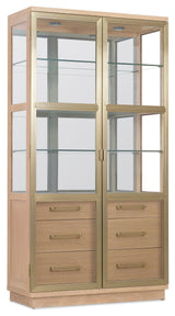 Banyon Bay Display Cabinet Desert Oak - Light Brown by Hooker Furniture - View 4