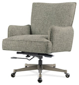 Quinn Executive Swivel Tilt Chair - Gray by Hooker Furniture - View 3