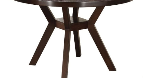 Drake Gray Fabric & Espresso Finish 5PCs Dining Room Set - sold by Home Elegance USA