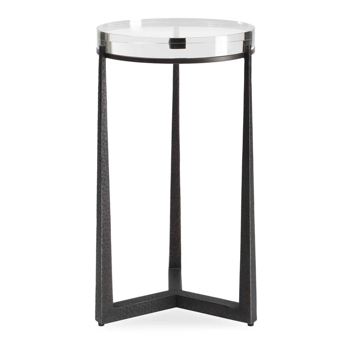 Midas Round Accent Table Dark Bronze - Black by Uttermost - View 1