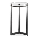 Midas Round Accent Table Dark Bronze - Black by Uttermost - View 1