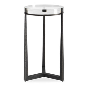 Midas Round Accent Table Dark Bronze - Black by Uttermost - View 1