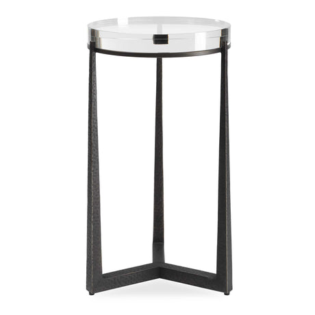 Midas Round Accent Table Dark Bronze - Black by Uttermost - View 1