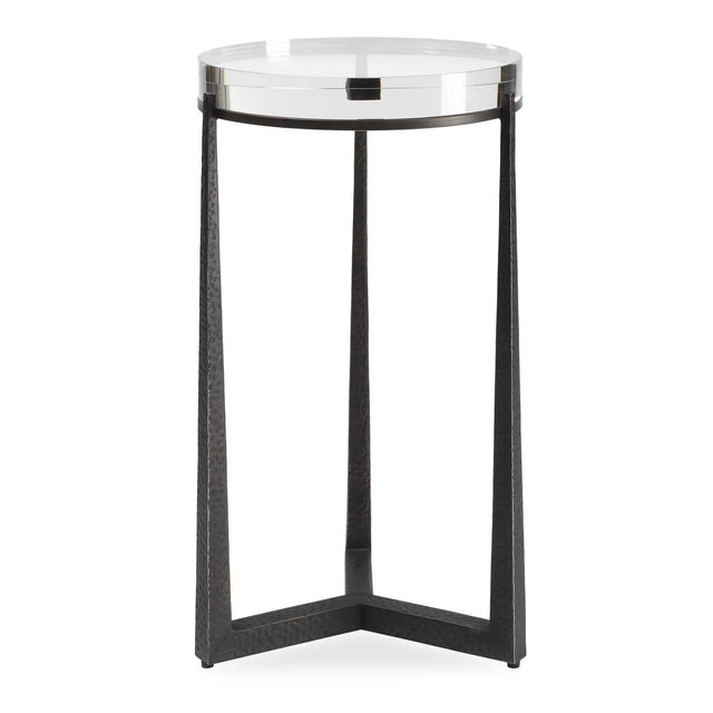 Midas Round Accent Table Dark Bronze - Black by Uttermost - View 1