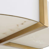 Cresson 4 Light Drum Pendant White / Gold - Gold / White by Uttermost - View 13