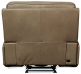 Riverton Power Gliding Recliner With Power Headrest And Lumbar - Light Brown by Hooker Furniture - View 6