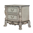 Vintage Bone White 2-Drawer Nightstand