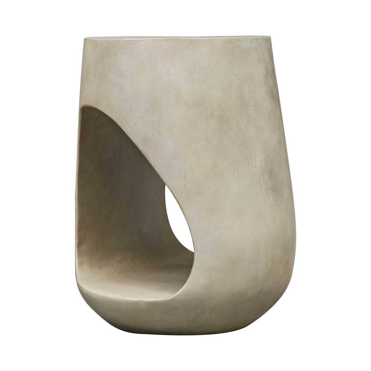 Lithos Outdoor Accent Table - Gray by Uttermost - View 4