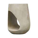Lithos Outdoor Accent Table - Gray by Uttermost - View 4