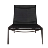 Bea Outdoor Pool Chaise - Black by Uttermost - View 10