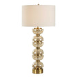 Assemble Half-Sphere Table Lamp Brass / Brown / Gold - Light Brown / Gold by Uttermost - View 1