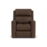 Score Leather Power Recliner With Power Headrest & Lumbar | Flexsteel