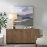 Westward Framed Landscape Art - Green / Orange by Uttermost - View 2